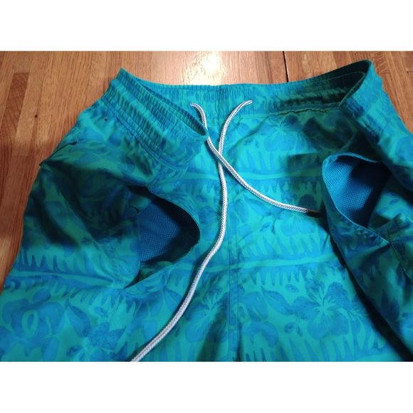Kirkland green floral swim trunks shorts lined men's 2xl - Picture 8 of 10